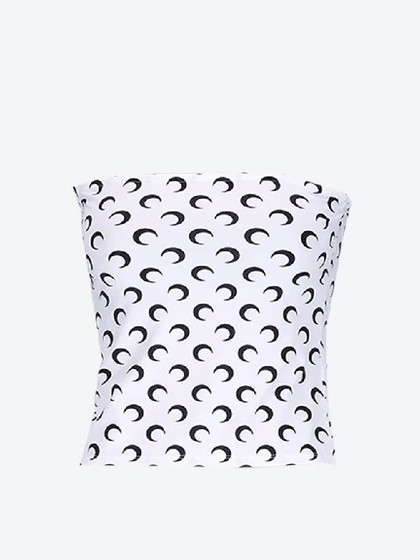 Price Cut Moon printed second skin top