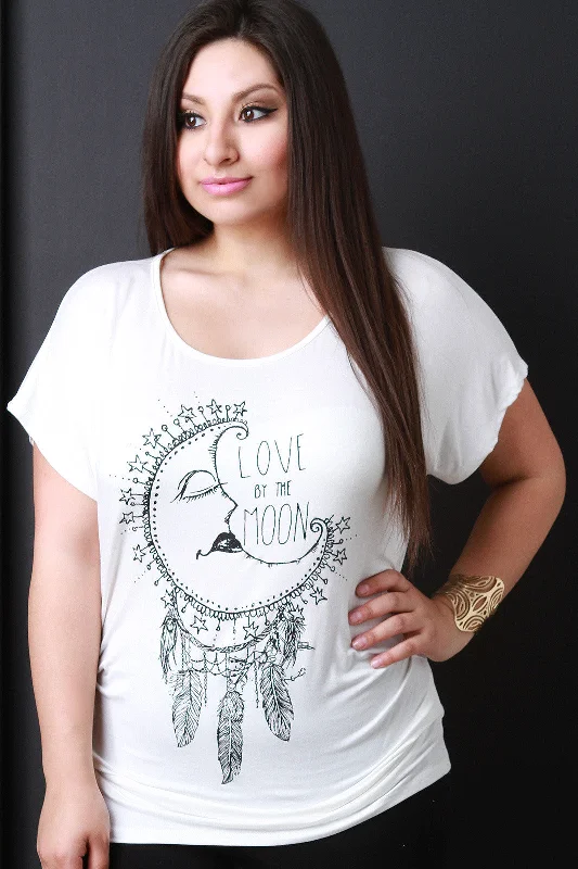 Price Break Love By The Moon Graphic Tee