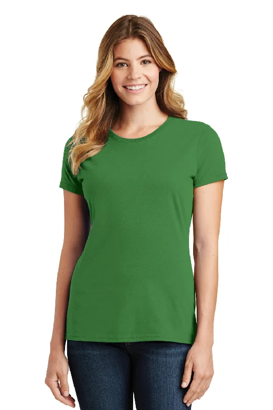 Closeout Port & Company Womens Fan Favorite Short Sleeve Crewneck T-Shirt - Kiwi Green - Closeout Closeout Port & Company Womens Fan Favorite Short Sleeve Crewneck T-Shirt - Kiwi Green - Closeout