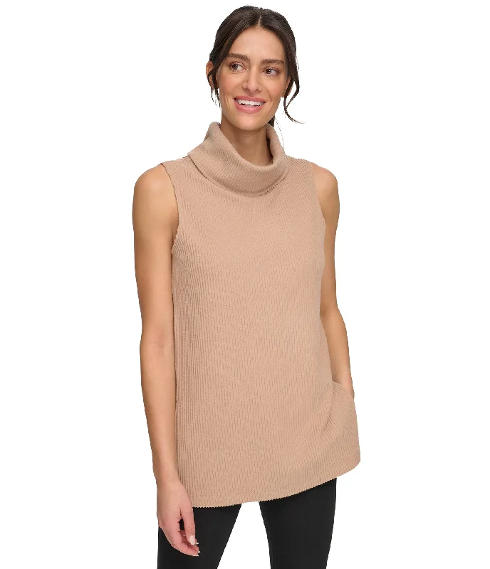 Big Discounts Brushed Rib Turtlenck Tunic