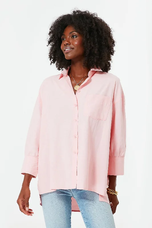 Best Choice Pink Adair Boyfriend Shirt