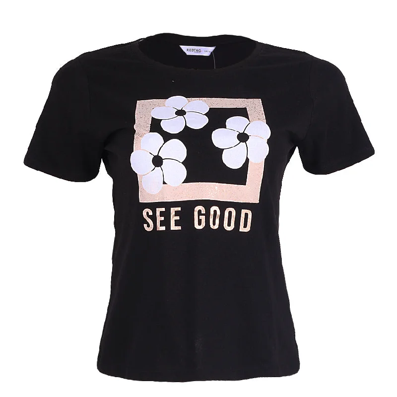 Buy Now REDTAG Red Graphic Print T-Shirt