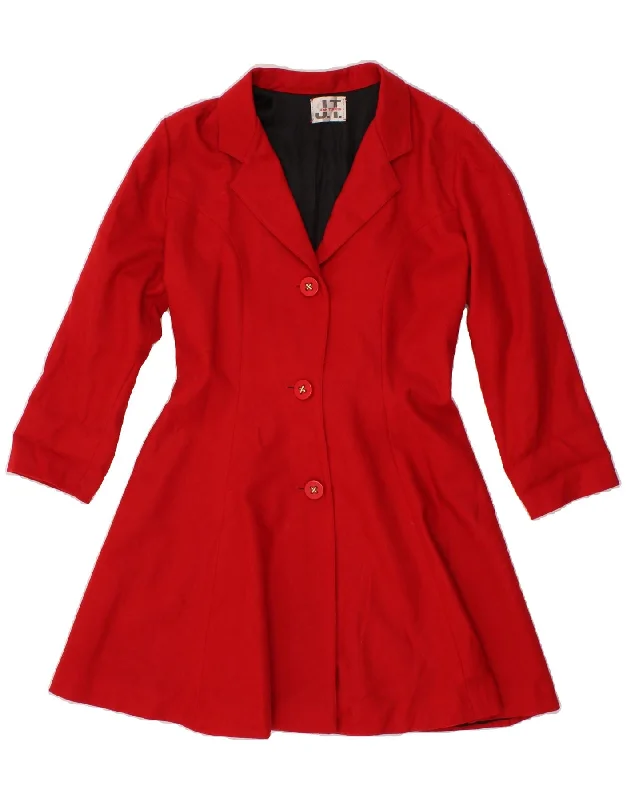 Grand Opening Sale VINTAGE Womens Overcoat UK 16 Large Red