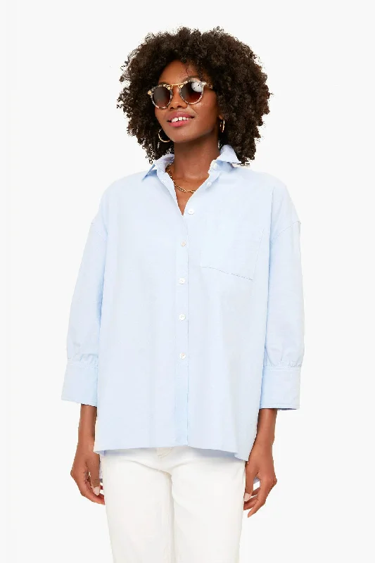 Exclusive Access Blue Oxford Adair Boyfriend Shirt