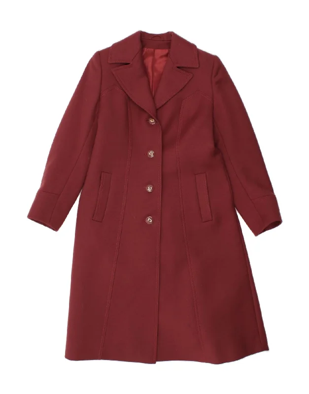 Today’s Special VINTAGE Womens Overcoat UK 10 Small Red Wool