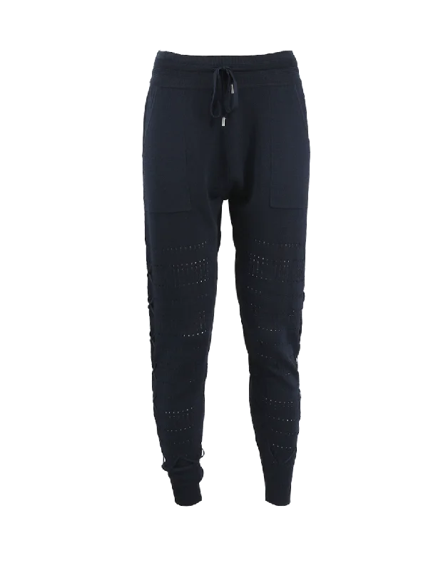 Weekend Savings Galore Lace Pointelle Knit Pant