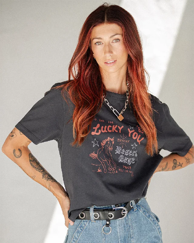 Markdown Madness Desert Daze T-Shirt - Heavy Washed Black